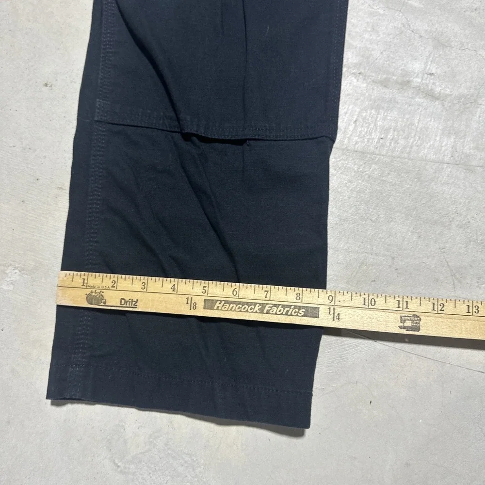 Carhartt Cargo Pants Men's SZ 36x30 Black B342-BLK Relaxed Fit Ripstop Workwear